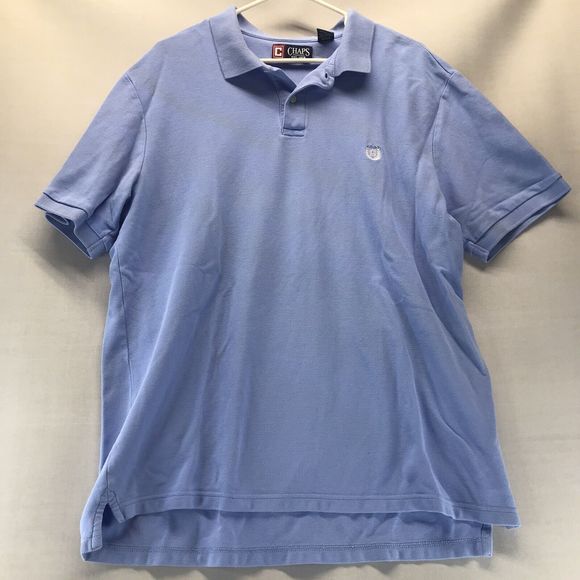 Chaps Other - Chaps Light Blue Polo Shirt Men's Size XL XLarge 100% Cotton